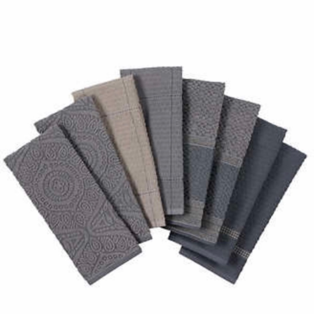 CULINARY CLASSICS by Town & Country Living Kitchen Towels, Hawthorne/ Charcoal